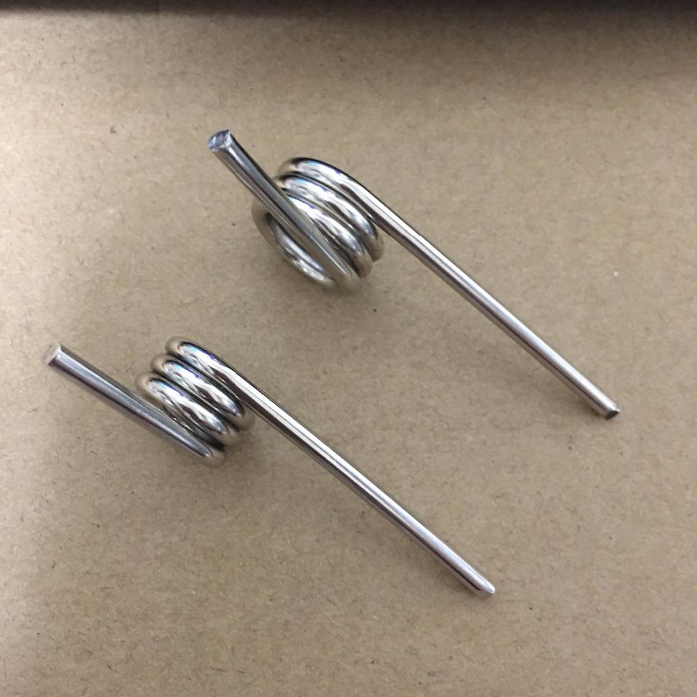5pcs  Spring   Steel with Nickel  Torsion Springs  2.0/3.0mm Wire  Tensioning Torsion Spring