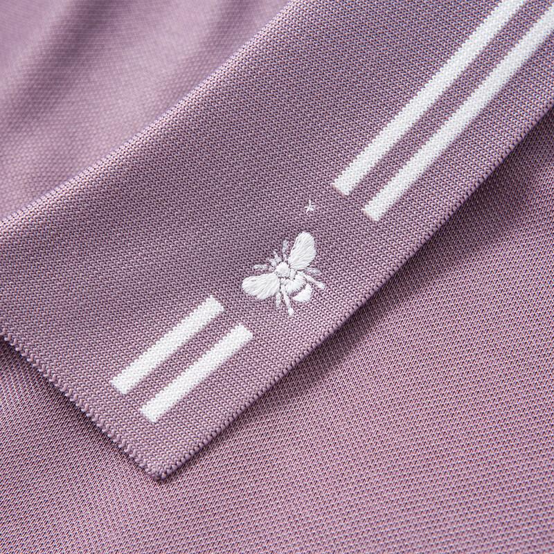 MONTAGUT Men's Silk Blend Short Sleeve Polo Shirt