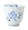 Hasami Ware Lightweight Teacup with Tsujigahana Pattern 73039 (Large)