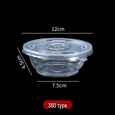 Transparent Disposable Plastic Food Containers