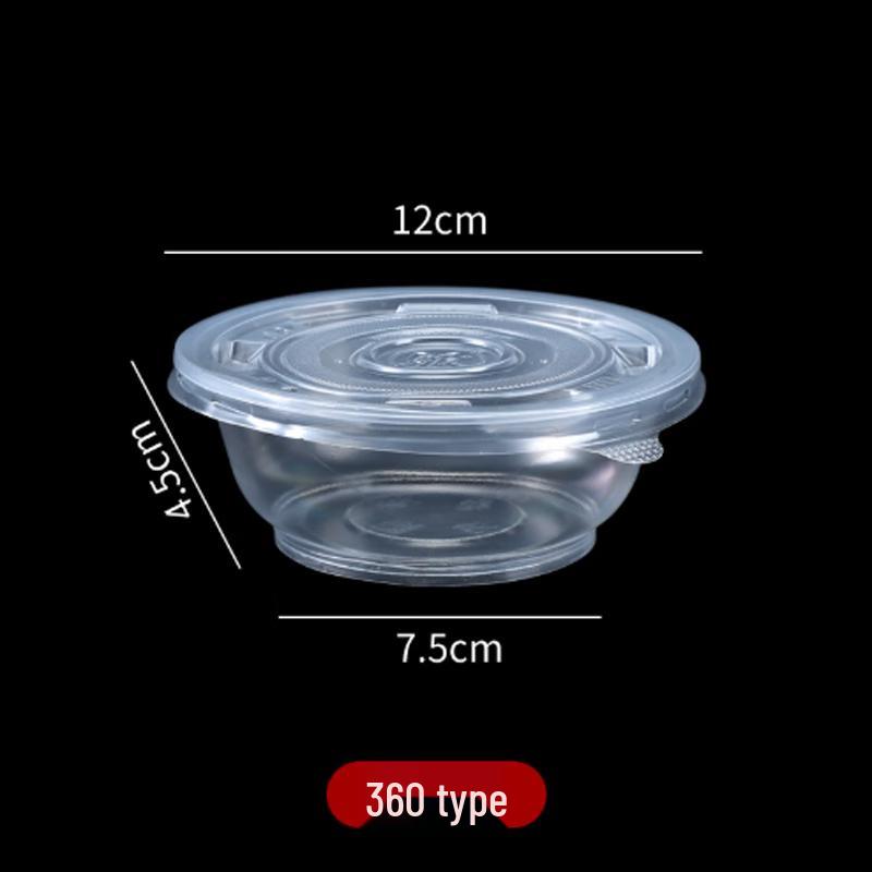 Transparent Disposable Plastic Food Containers