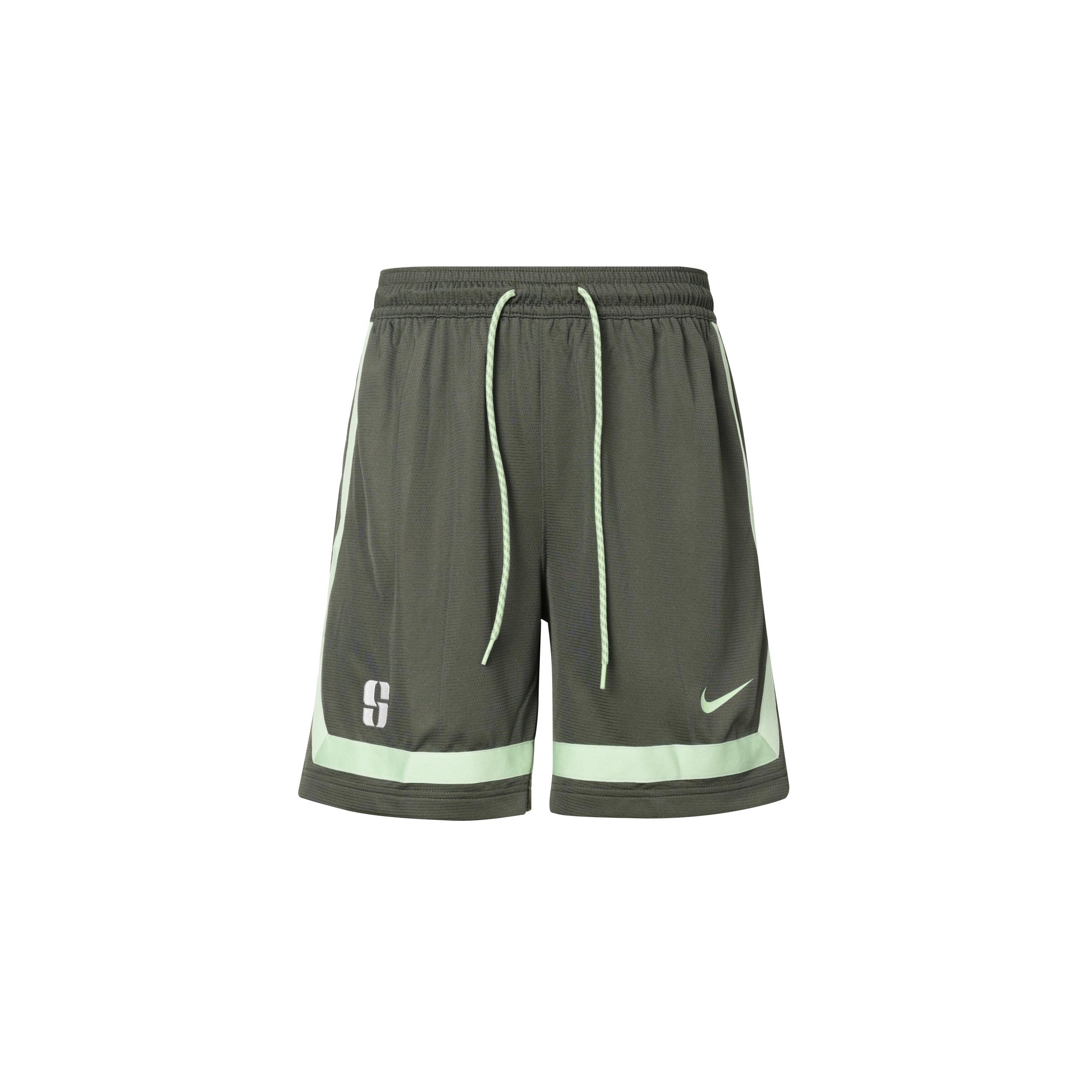 

New Nike Basketball Shorts Women s Olive Green FB8426-325 L