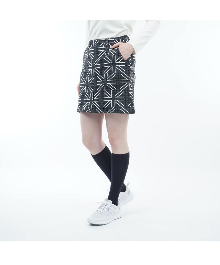 Admiral Golf Women's UJ Check Box Pleated Tennis Skirt, Size ADLA271, 00WHT, Size L