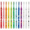 L APIS: Kids Toothbrushes, Happy Colors, 12 Colors, Junior, Dental-Recommended, Animal Print, Elementary School Age, Matte, Colorful, Made In Japan, Z