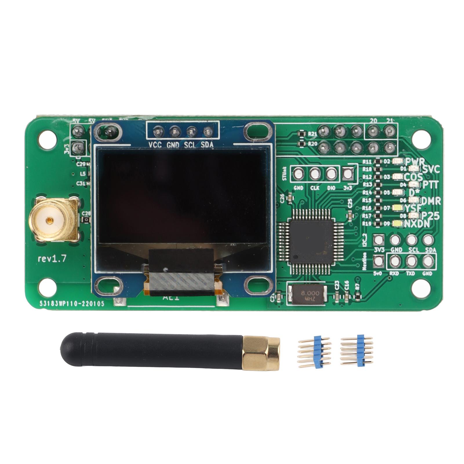 

UHF VHF UV MMDVM Hotspot Module Kit Інтерфейс SMA LED Display Hotspot Board з антеною
