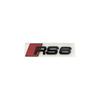 hot Sport Car 4Ring Logo Sticker Car Hood Front Bonnet Grill Rear Trunk Decal Auto Accessories For RS6 2016 2017 2018 2019 2020