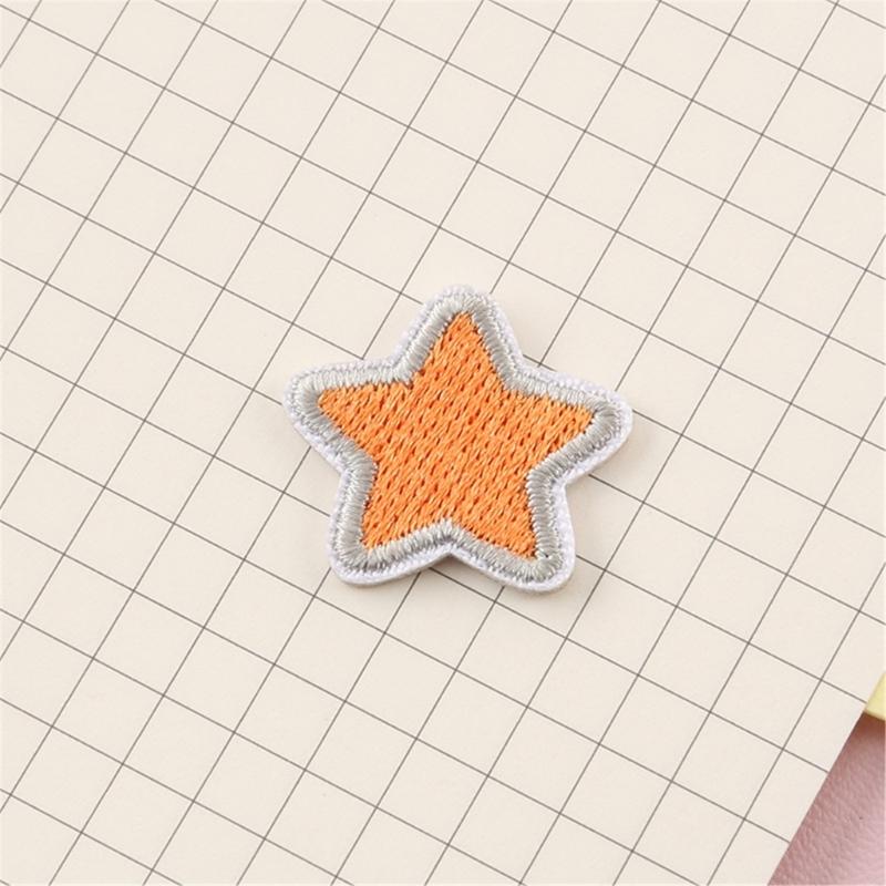 11 Pcs Star Iron On Patches Applique Patches Bowknot Repair Patches Bows Embroidery Patches for Bag Clothes Decoration