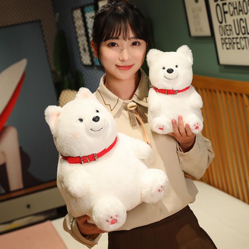 Cute Soft Cute Puppy Dog Yay Dog Doll Plush Toy Puppy Samoyed Dog Doll Children'S Doll