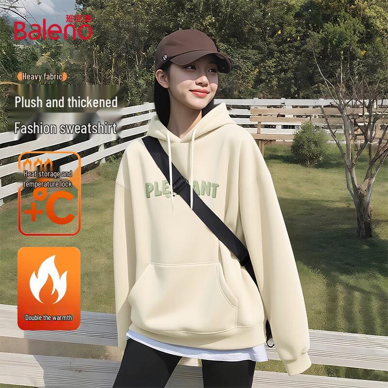 Baleno Women's Letter Graphic Hooded Sweatshirt