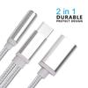 2 In 1 Type-c To 3.5mm Earphone Audio Jack Charging Cable Converter Adapter