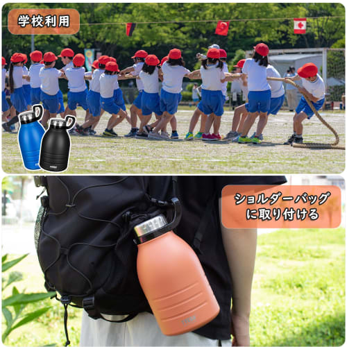 TYESO 1.5L Stainless Steel Water Bottle, Sports Bottle, Direct Drinking, Insulated, Easy To Clean, with Straw, Large Capacity, Portable, Travel, with