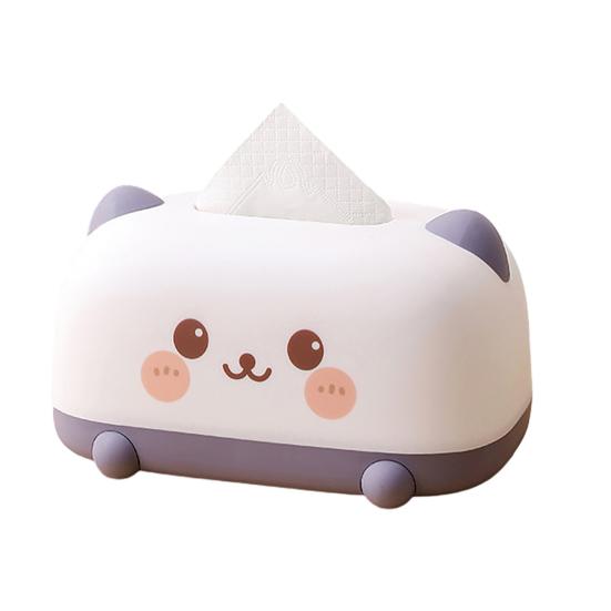 

Пылезащитная коробка для салфеток, большой диаметр, отверстие для бумаги, держатель для салфеток, милая мордочка животного, декоративный контейнер для гостиной, спальни