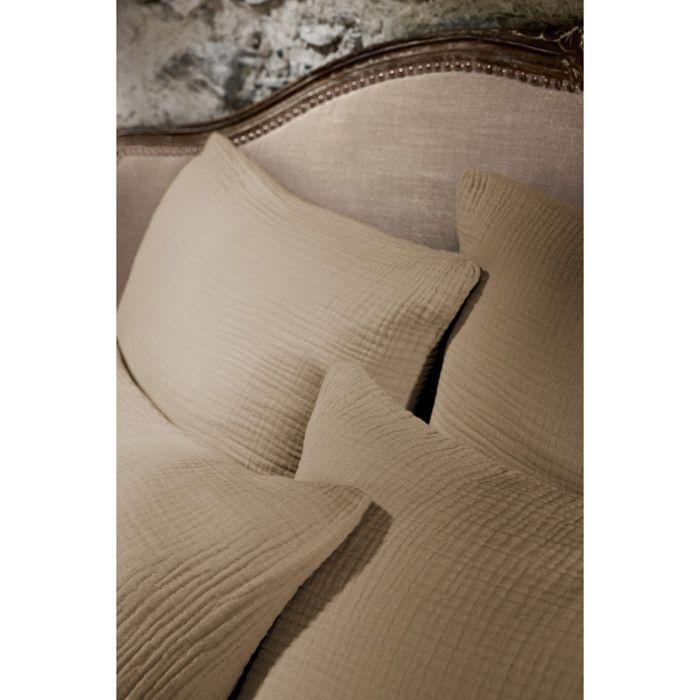"Ina" Pillowcase, All Sizes, "Quadruple Cotton Gauze" Butterfly Effect - Ina String - Pillowcase 80 X 80 Cm