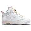Air Jordan 6 Retro Gold Hoops Women Sneakers White Sail Metallic-Gold DH9696-100