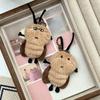 Cartoon Cockroach Plush Bag Charm Bag Pendant for Quick Decoration of Backpacks Purses or Luggage Amusing Design