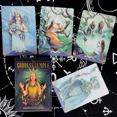 The Goddess Temple Oracle Englisches Oracle-Kartenspiel