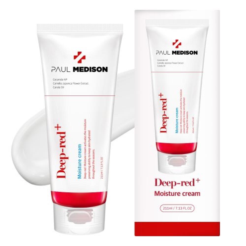 Paulmedison Deep Red Large Capacity Moisturizing Moisture Cream 211ml