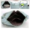 Wide Strap Nylon Square Bag Multi-layer Middle-aged Crossbody Bag Shopping Messenger Bags  Work