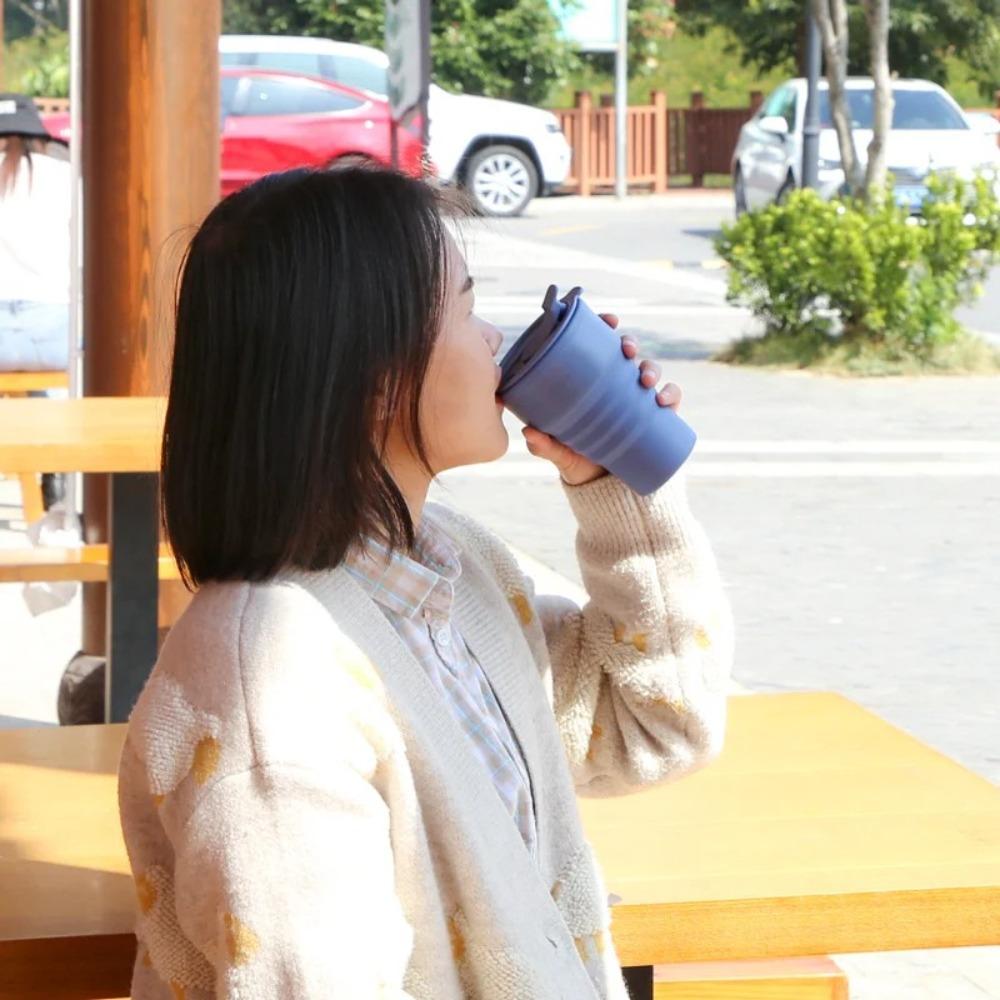 with Lid Collapsible Cups with Lid Silicone Portable Travel Tumbler Folding Coffee Cup Dining