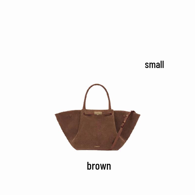 Demellier Geprägte Wildleder Flügeltasche - Retro Herbst/Winter Handtasche & Schultertasche