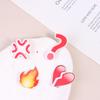 Angry Expression Drop Hair Clip Heartbroken Acrylic Hair Clip Funny Side Clip