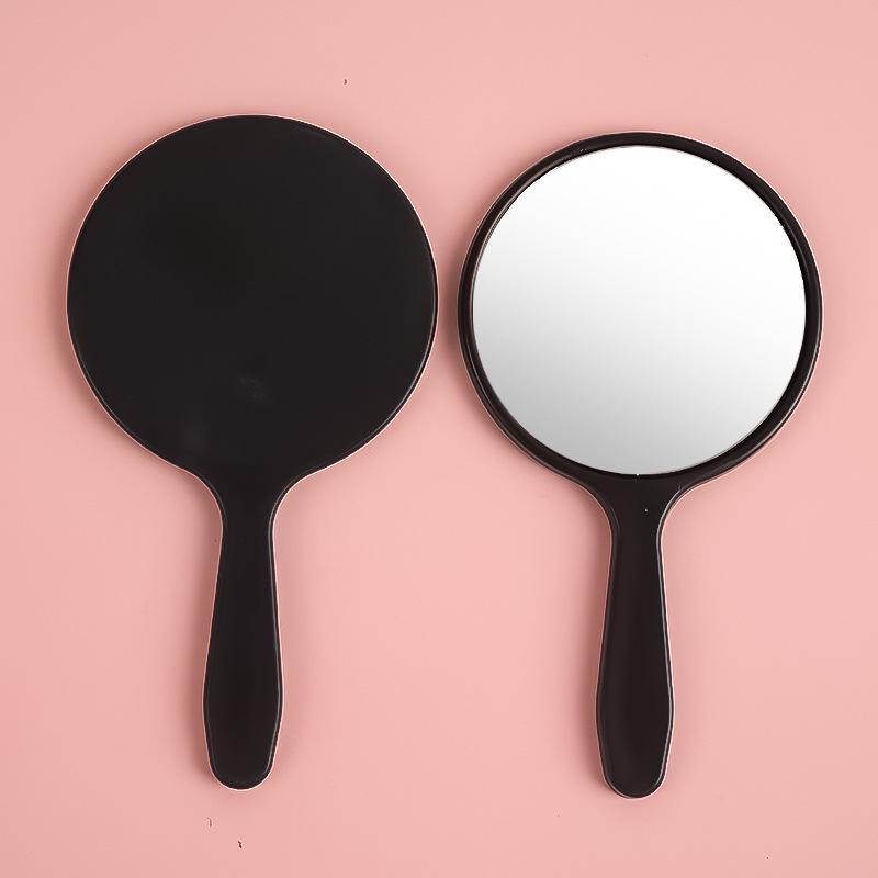 Customizable Cute Mini Handheld Round Makeup Mirror