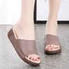 Women Slide Slippers Sandals Outdoor Open Toe Chunky Slippers Casual Thick Sole Height Increase Platform Sandals