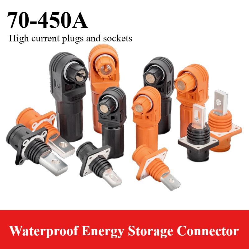 120A 200A 300A 350A 450A Single Core Terminals Connector 70-450A Quick Plug Connector High Current Energy Storage Terminal Block