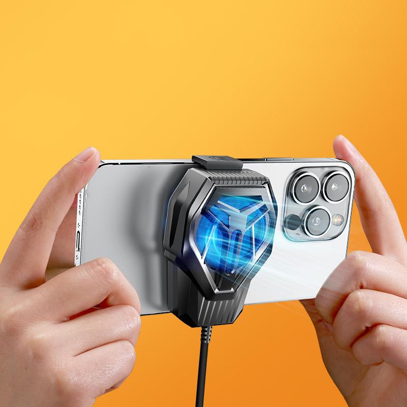 Portable Cooling Fan Mini Cooling Fans For Mobile Phone Silent Cooler Cell Phone Gaming Radiator Game Cooler