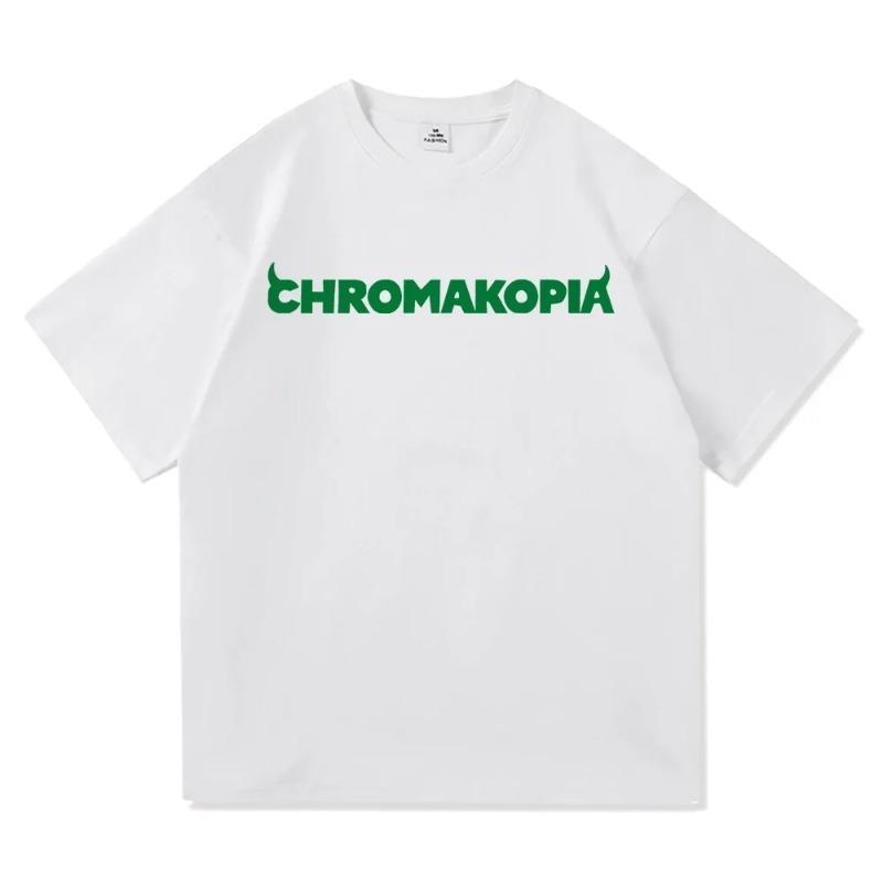 

Tyler The Creator Chromakopia Tour Women T Shirt Aesthetic Letter Print T-Shirt Unisex Casual Tees Shirts Women Short Sleeve 3XL