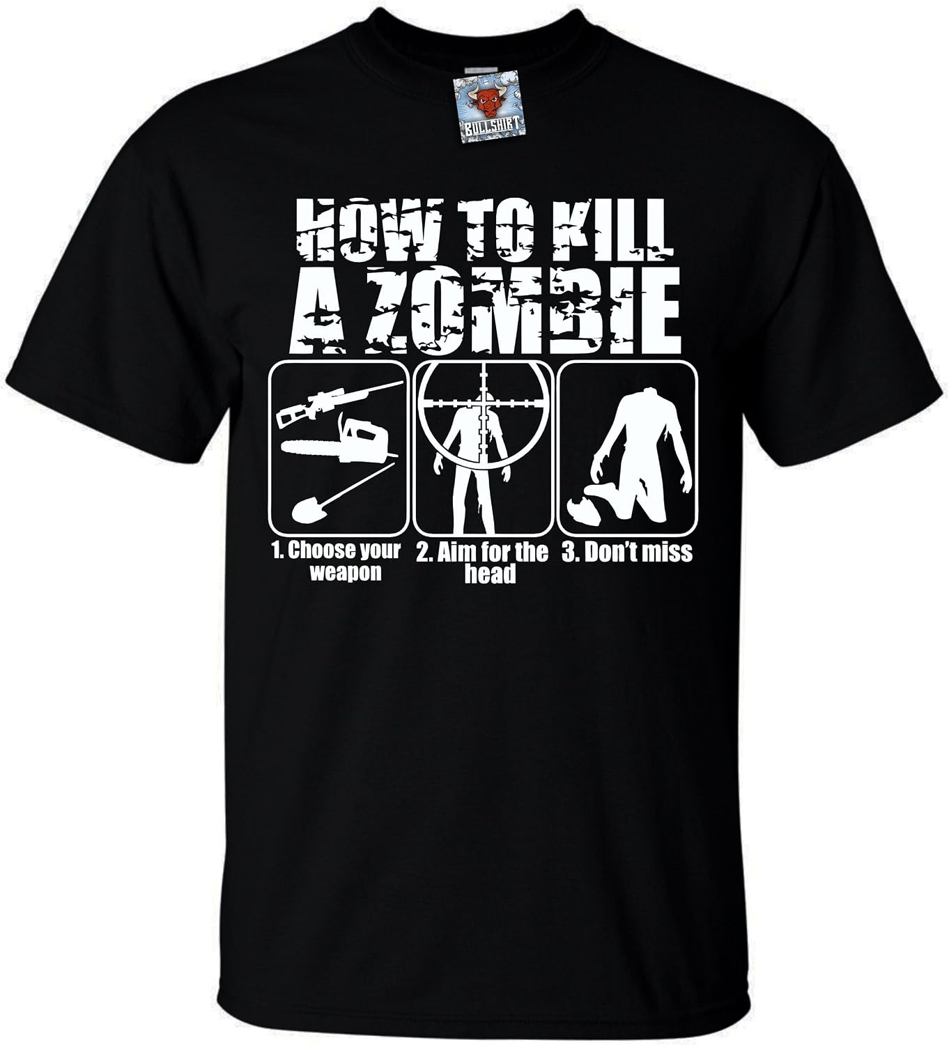 Men s How to Kill a Zombie T-Shirt L чёрный