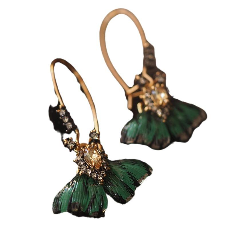 

Новые модные серьги с эмалевым покрытием в виде бабочек и персонализированные серьги