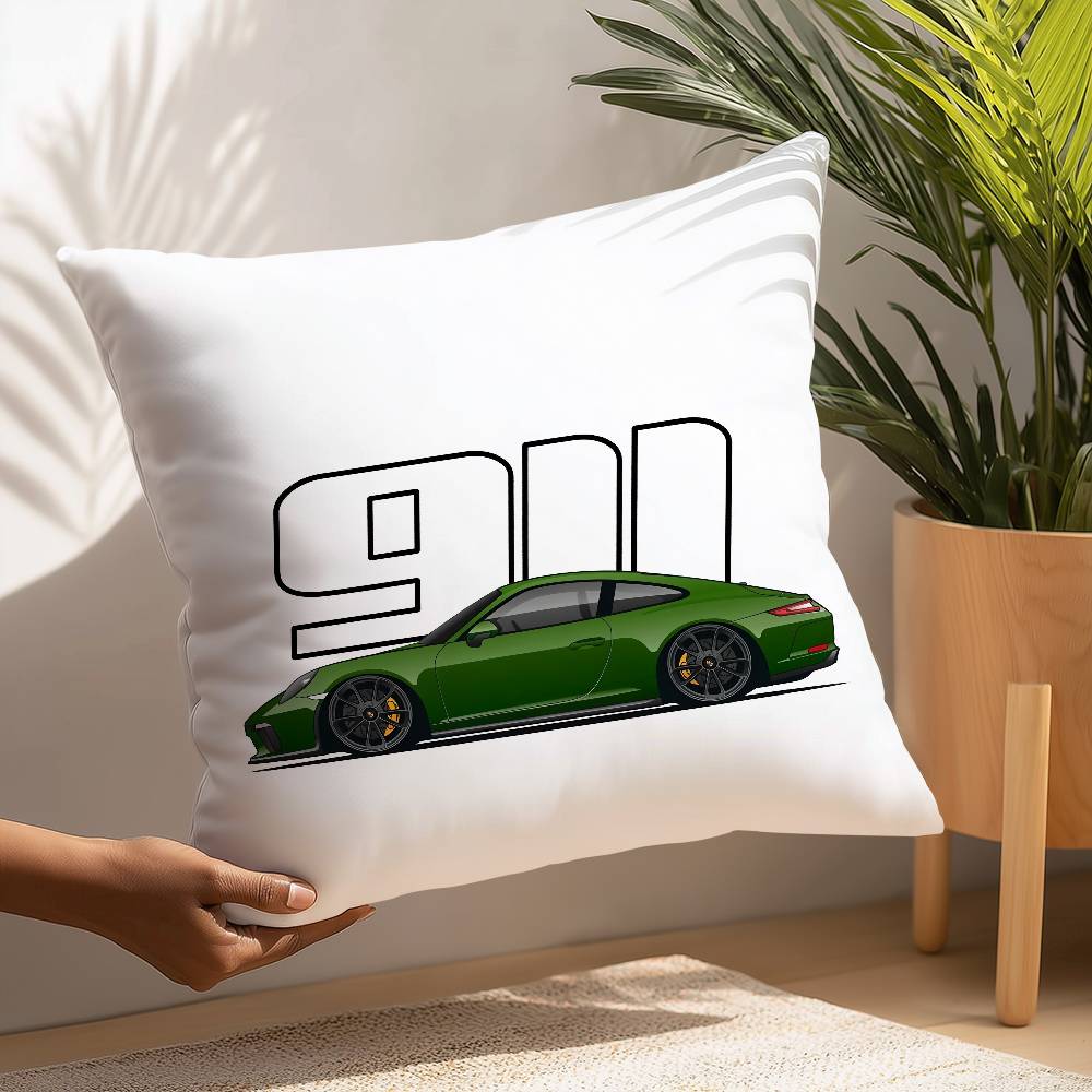 Cool Supercar Pillow Case Plush Fabric Soft Pillowcase Double Sided Print Cushion Cover Household Gifts