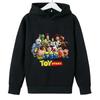 Adorable Toy Story Characters Light Purple Hoodie for Kids – Energetic Spring & Autumn Cartoon Jacket