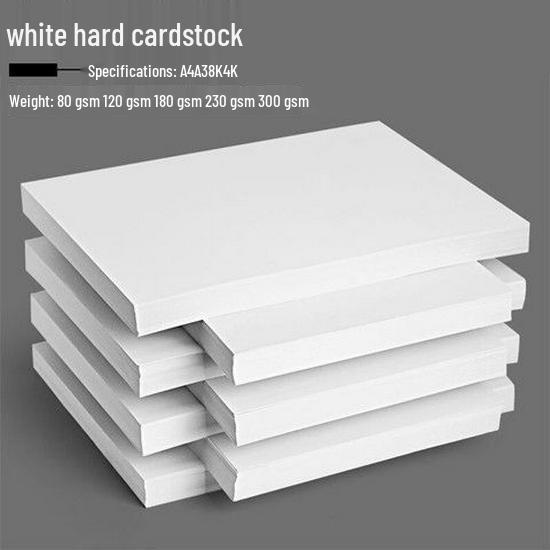 

A4 White Cardstock 230gsm for DIY, 80gsm Copy Paper, 4K & 8K Large Drawing Sheets 50 Sheets