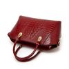 A Unique Shoulder Bag for Women Classic Lacquer Skin Shiny Crocodile Designer Portable Luxury Bag Simple and Elegant Elegant Clothing