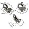 Marine Hardware Stainless Steel Fenders Hook Boat Accessories Snap Attach Rope
