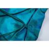 QICED Women's Slim Sexy Backless Lace-up Print Halter Dress