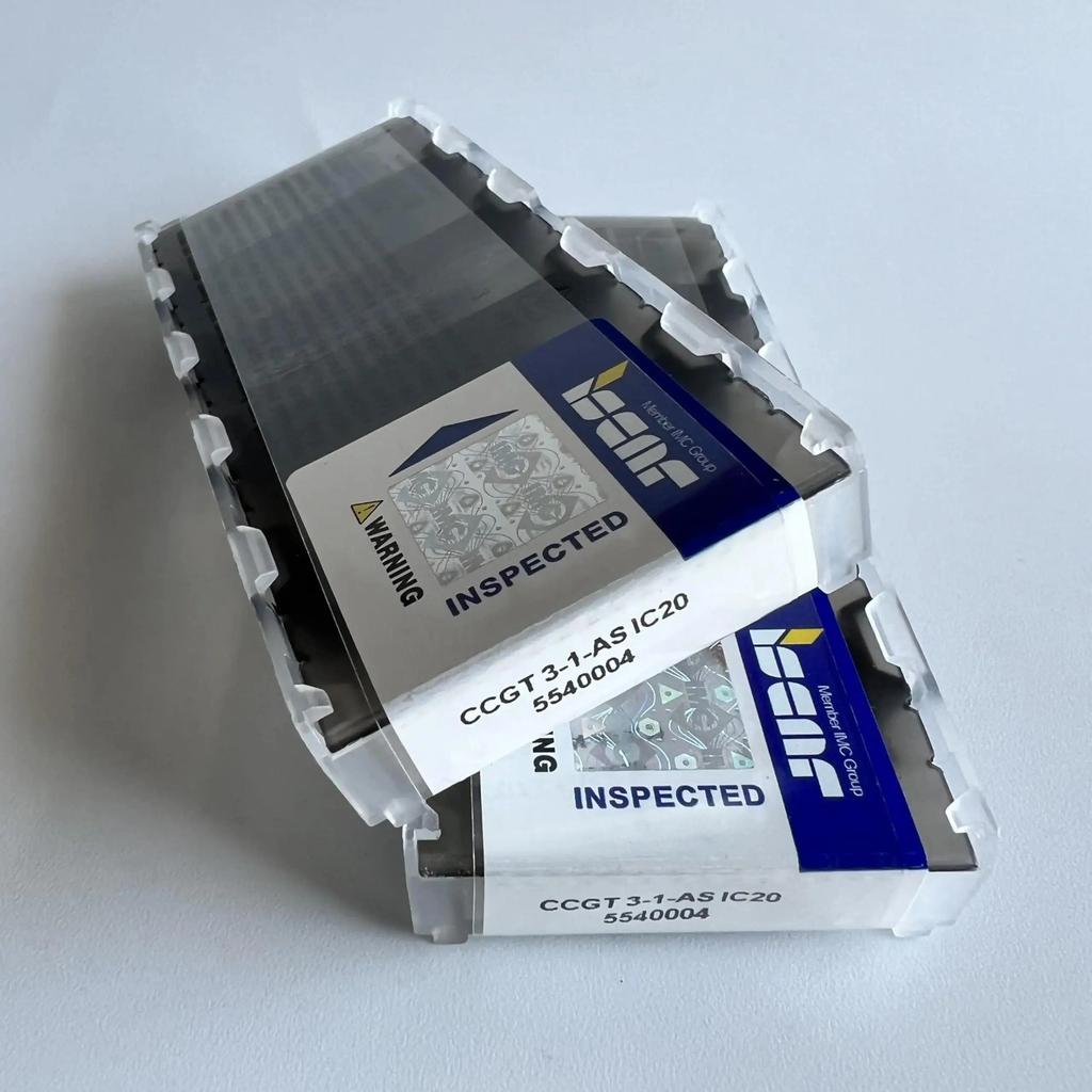 ISCAR / CCGT09T304-AS IC20 /Industrial Indexable Carbide Inserts 10 PCS