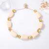 European and American Simple Fashion Casual Daily Geometric Beads CCB Light Luxury Collarbone Chain Necklace Daily Commuter Model