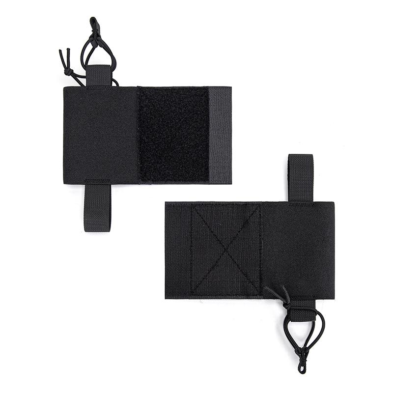 Tactical Elastic MBITR Radio Holder Wingman Pouch AR M4 5.56 Magazine Storage Shock Cord Retension Hunting Vest Accessories