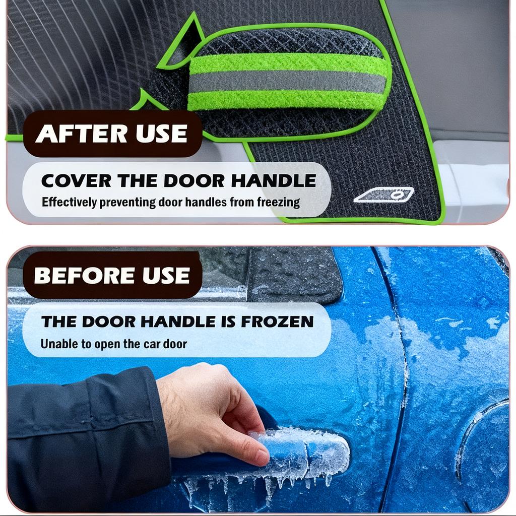 Magnetic Car Windshield Sunshade Snow Cover Frost Guard Uv Ice Protection Blocker For Most Vehicles