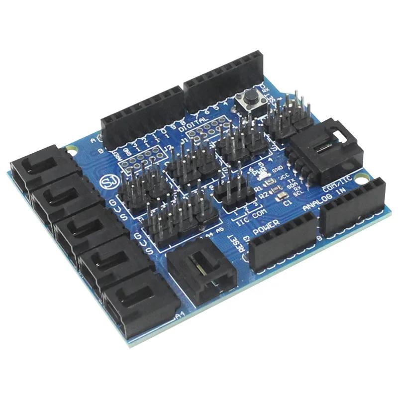 Sensor Shield V4.0 Expansion Module, IO Sensor Expansion Board Compatible with R3 Controller