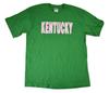 Gildan Adult Kentucky Green Shirt With Pink Letters New L