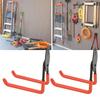 Garage Hooks Orange Metal Storage Heavy Duty Wall Hooks for Bikes Warehouse Balcony Garage Storage Tool Hangers