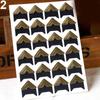120 Pcs/Lot 5 Sheets Vintage Corner Kraft Paper Stickers For Photo Albums Decor DIY Retro Sticker Frame Decorations Scrapbooking