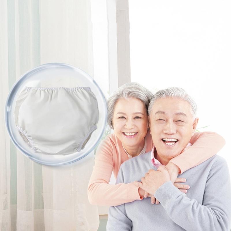 Mutandine Impermeabili Morbide Lavabili per Adulti Slip per Incontinenza Manicotto Riutilizzabile per Pannolino per Uomo e Donna Taglia S-XXL