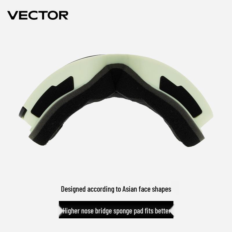 VECTOR Wanketu Magnetic Ski Goggles, Anti-fog, Myopia-Friendly, Helmet-Compatible for Men & Women