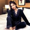 Fall and Winter Long-sleeved Homewear Suit Velvet Women's Pajamas