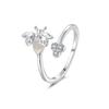 Moonstone Firefly Adjustable Honeycomb Ring - European and American Style